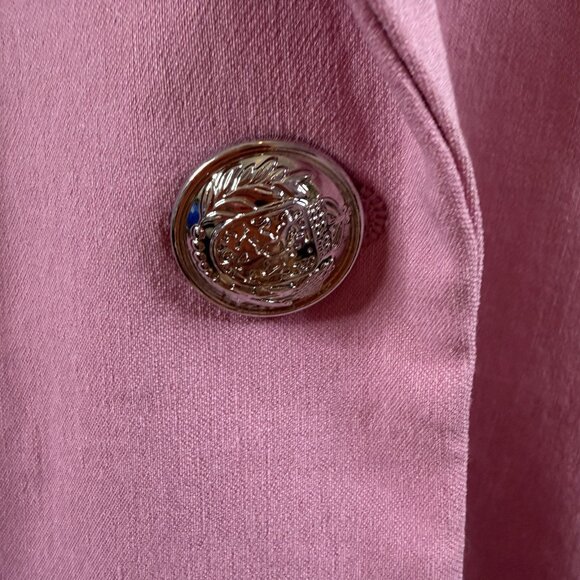 LANE BRYANT  The Bryant Ponte Stretch Pink Blazer Jacket Size 24 Barbiecore - Picture 4 of 9